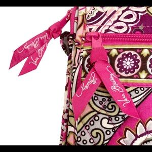 Vera Bradley very berry paisley small hipster cross body bag pink